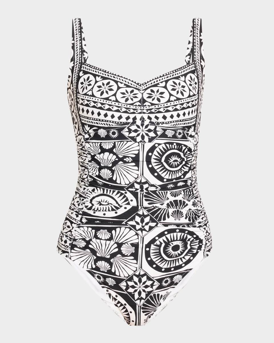 Marysol Sweetheart Ruched One-Piece Swimsuit